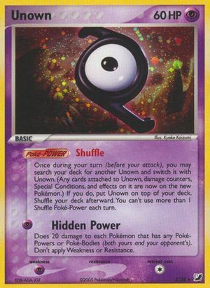 Unown Z/115 - Unseen Forces Holofoil - Poke-Collect