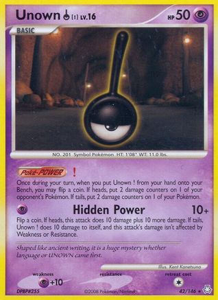 Unown ! 42/146 - Legends Awakened Reverse Holofoil - Poke-Collect