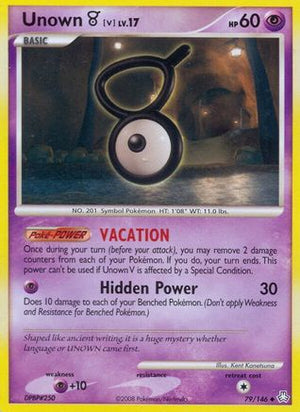 Unown V 79/146 - Legends Awakened - Poke-Collect