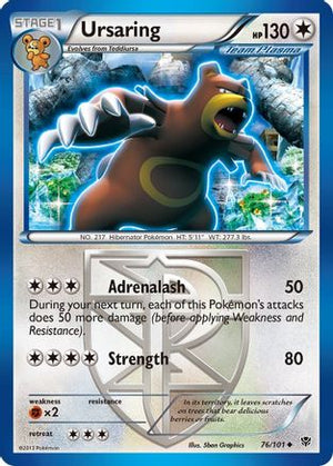 Ursaring 76/101 - Plasma Blast Reverse Holofoil - Poke-Collect