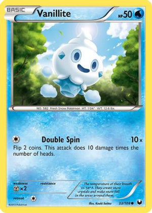 Vanillite 33/108 - Dark Explorers - Poke-Collect