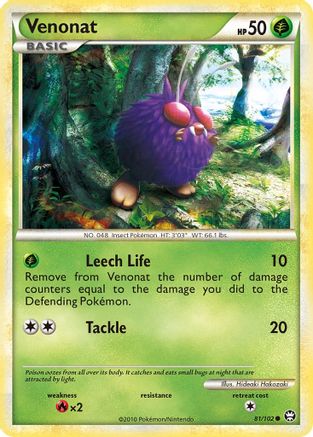 Venonat 81/102 - HSTriumphant - Poke-Collect