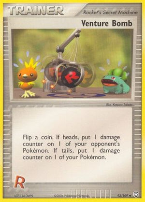 Venture Bomb 93/109 - Team Rocket Returns Reverse Holofoil - Poke-Collect