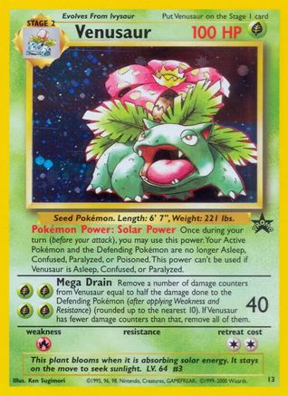 Venusaur 13/53 - Wizards Black Star Promos Holofoil - Poke-Collect