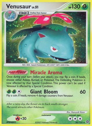 Venusaur 20/132 - Secret Wonders Holofoil - Poke-Collect