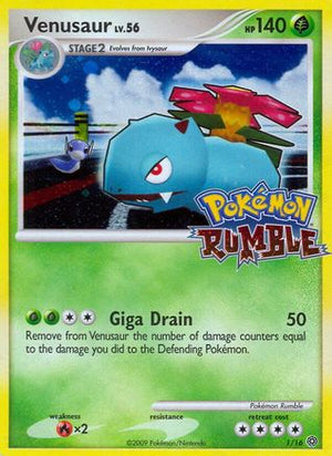 Venusaur 1/16 - Pokmon Rumble Holofoil - Poke-Collect