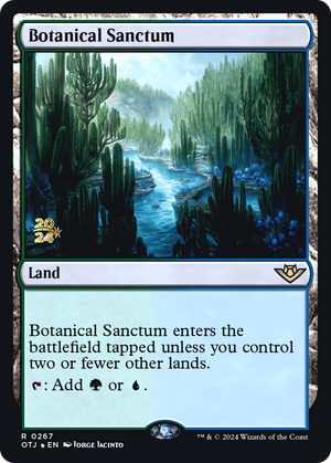 Botanical Sanctum (PRE-267) - Outlaws of Thunder Junction Promos Foil - Poke-Collect