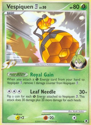 Vespiquen E4 35/111 - Rising Rivals Reverse Holofoil - Poke-Collect