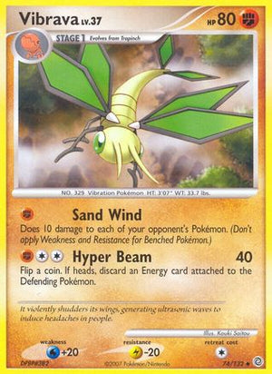Vibrava 74/132 - Secret Wonders Reverse Holofoil - Poke-Collect