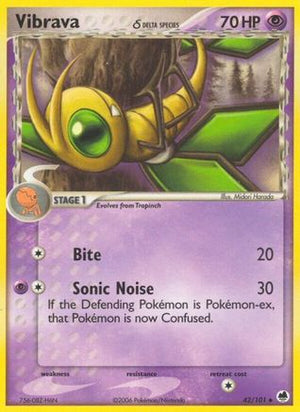 Vibrava δ 42/101 - Dragon Frontiers - Poke-Collect