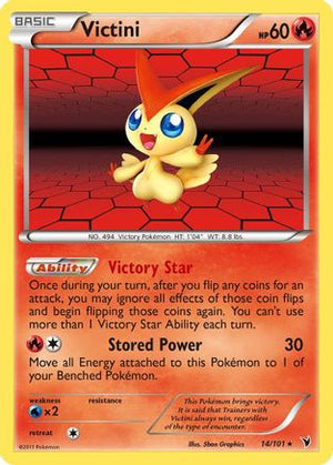 Victini 14/101 - Noble Victories Holofoil - Poke-Collect