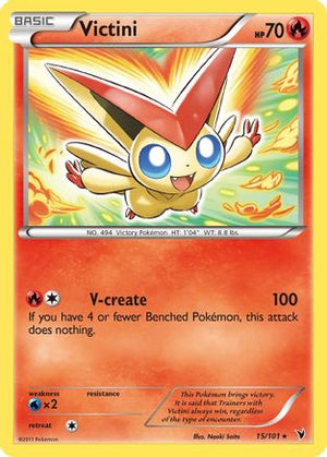 Victini 15/101 - Noble Victories Reverse Holofoil - Poke-Collect