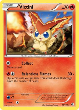 Victini 23/149 - Boundaries Crossed Reverse Holofoil