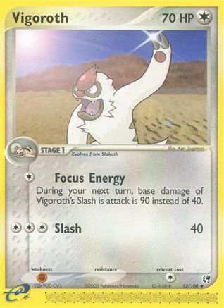 Vigoroth 52/100 - Sandstorm - Poke-Collect
