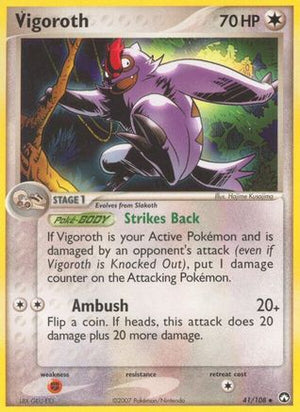 Vigoroth 41/108 - Power Keepers - Poke-Collect