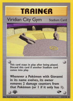 Viridian City Gym 123/132 - Gym Challenge Unlimited - Poke-Collect