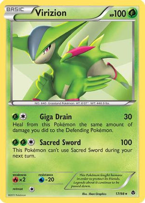 Virizion 17/98 - Emerging Powers Reverse Holofoil - Poke-Collect