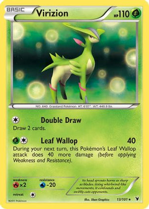 Virizion 13/101 - Noble Victories Reverse Holofoil - Poke-Collect