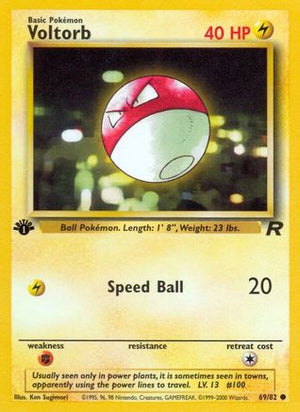 Voltorb 69/82 - Team Rocket 1st Edition