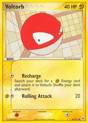 Voltorb 80/101 - Hidden Legends Reverse Holofoil