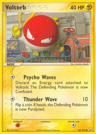 Voltorb 80/109 - Team Rocket Returns Reverse Holofoil - Poke-Collect