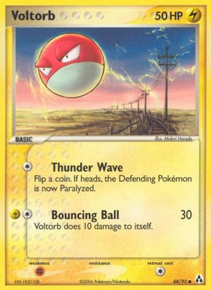 Voltorb 68/92 - Legend Maker Reverse Holofoil - Poke-Collect