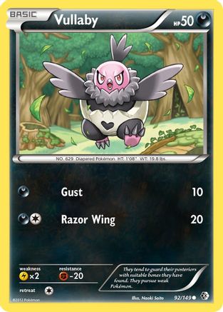 Vullaby 92/149 - Boundaries Crossed Reverse Holofoil - Poke-Collect