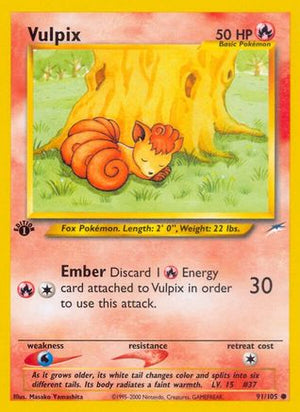 Vulpix 91/105 - Neo Destiny 1st Edition - Poke-Collect