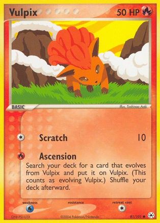 Vulpix 81/101 - Hidden Legends Reverse Holofoil - Poke-Collect
