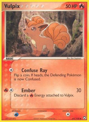 Vulpix 69/108 - Power Keepers Reverse Holofoil