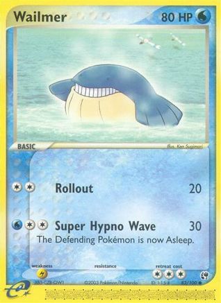 Wailmer 83/100 - Sandstorm Reverse Holofoil - Poke-Collect