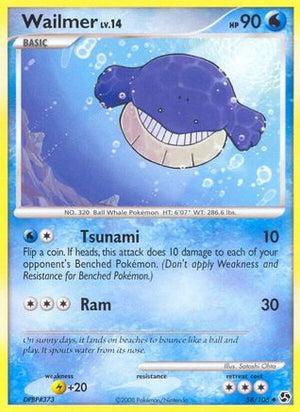 Wailmer 58/106 - Great Encounters Reverse Holofoil - Poke-Collect