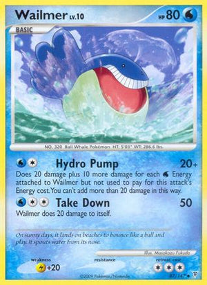 Wailmer 87/147 - Supreme Victors Reverse Holofoil - Poke-Collect