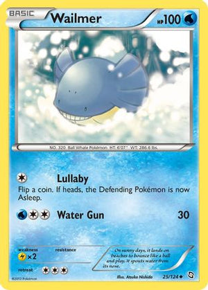 Wailmer 25/124 - Dragons Exalted Reverse Holofoil - Poke-Collect