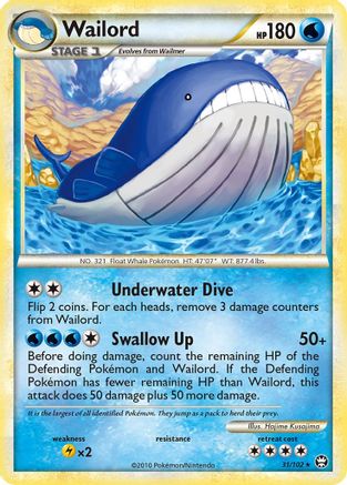 Wailord 31/102 - HSTriumphant - Poke-Collect