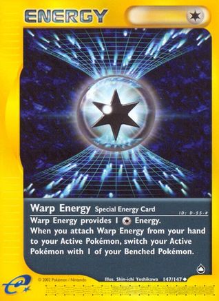 Warp Energy 147/147 - Aquapolis - Poke-Collect