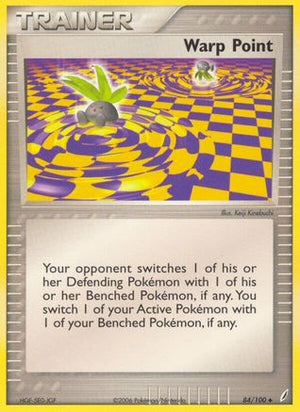 Warp Point 84/100 - Crystal Guardians Reverse Holofoil - Poke-Collect