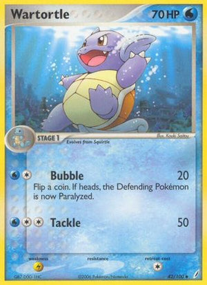 Wartortle 42/100 - Crystal Guardians - Poke-Collect