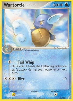 Wartortle 43/100 - Crystal Guardians - Poke-Collect