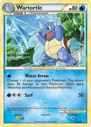 Wartortle 42/95 - HSUnleashed Reverse Holofoil