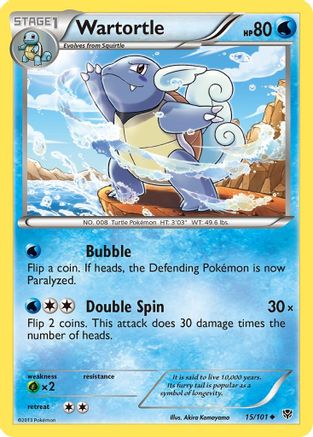 Wartortle 15/101 - Plasma Blast - Poke-Collect