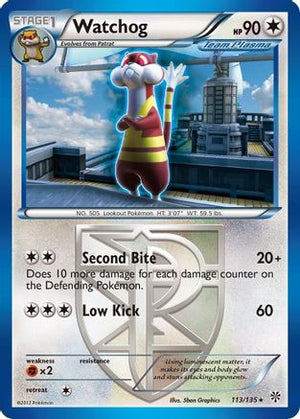 Watchog 113/135 - Plasma Storm - Poke-Collect