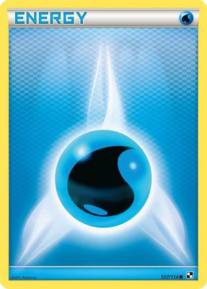 Water Energy 107/114 - Black & White - Poke-Collect
