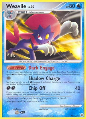 Weavile 40/132 - Secret Wonders Reverse Holofoil - Poke-Collect