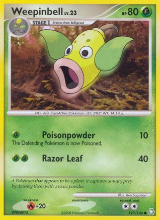 Weepinbell 127/146 - Legends Awakened - Poke-Collect