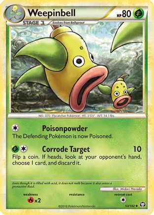 Weepinbell 53/102 - HSTriumphant - Poke-Collect