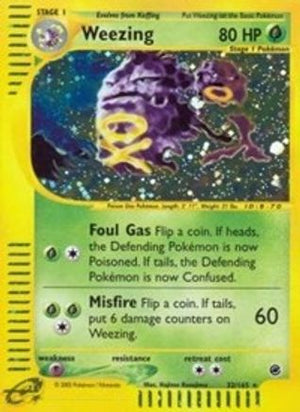 Weezing 32/165 - Expedition Base Set Holofoil - Poke-Collect