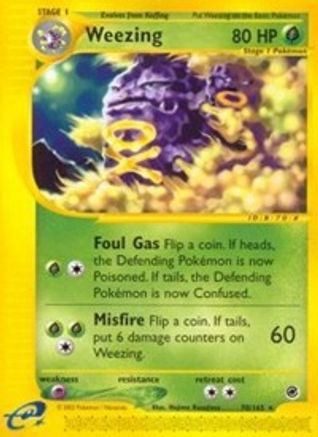 Weezing 70/165 - Expedition Base Set Reverse Holofoil - Poke-Collect