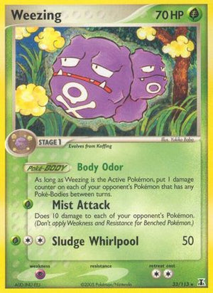 Weezing 33/113 - Delta Species Reverse Holofoil