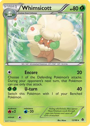 Whimsicott 12/98 - Emerging Powers - Poke-Collect